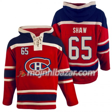 Dresovi Montreal Canadiens Andrew Shaw 65 Crvena Hoodie Sawyer - Muške